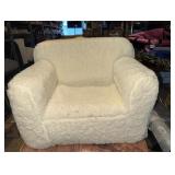 Kids Snuggly-Soft Sherpa Chair, Cuddly Toddler Foam Chair