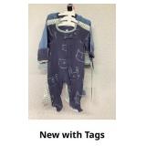 3 Pack NewBorn Zip-Up Pajamas
