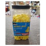 Wing-Nut Wire Connector, 451 Yellow, Jar of 500