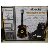 Wall-Mount Record Player, Bluetooth Amplifier w/ 3-Speed Turntable