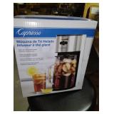 Capresso 2.5 qt Black/Silver Iced Tea Maker