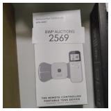 Hammacher Schlemmer remote control portable tens device