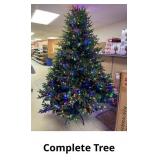 Christmas Tree Approx 8 ft. Various Light Settings
