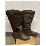  Journee Womens Jayne Wide Calf Round Toe Riding Boots