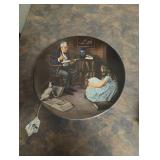 Norman Rockwell Plate "The Story Teller" # Y0367