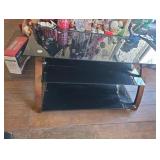 Glass tv stand
