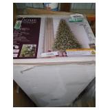 7.5 ft. Pre-Lit LED Festive Pine Artificial Christmas Tree