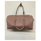 Quilted Leather Weekender Bag
