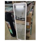 Full length lighted mirror