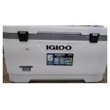 Igloo Wht.Mnscpe Gry.Wht.Blk 100-Quart Insulated Marine Cooler