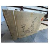 White and Yellow Heavy Duty Steel Exercise Bike