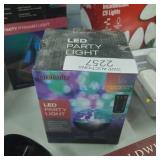 Sound Reactive Multi-Color Integrated LED Spinning Party Light