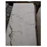 Fusion 16 in. x 32 in. Matte Marble Look Porcelain Marble Look Floor Tile