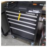 Tool Storage 27 in. W 5-Drawer Gloss Black Rolling Tool Cabinet