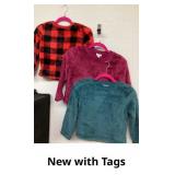 3 Cat & Jack Fuzzy CrewNecks