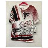 NFL Team Apparel Youth Atlanta Falcons Game Time White T-Shirt