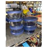 12 Piece Set Anchor Hocking 12 Piece Glass Storage