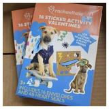 2 PACK - rachaelhale 16 Sticker Activity Valentines