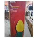 Home Accents Holiday 3 ft. Battery Operated LED Jumbo Bulb Holiday Yard Decoration