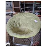 Folding green chair