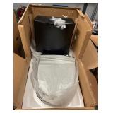 Matte Black Dual-Flush One-Piece Toilet