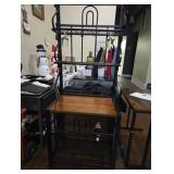 Wine /bakers rack real wood shelf