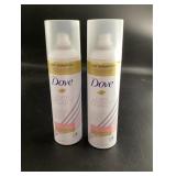 Spray Cans of Dove Beauty Go Active Dry Shampoo - 5oz