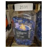 1/4 in. 10 lbs. Cobalt Blue Reflective Tempered Fire Glass