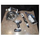 Hart tools, Saw, Drill, dust buster and ratchet