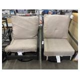Sophia & William Extra Large Outdoor Patio Swivel Sofa Chairs
