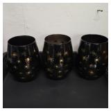 Spider Wine Glasses x3