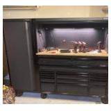 Husky wall unit tool chest with workbench