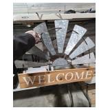 Windmill Welcome Sign