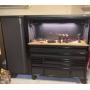 Husky wall unit tool chest with workbench