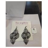 Lia Sophia Earring black