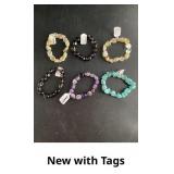 Marble Rock Stone Bracelets- 6 Bracelets