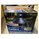 Low Voltage Black Motion Sensing LED Landscape Path Light with IP Camera