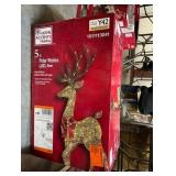 5 ft. Polar Wishes LED Deer 