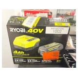 RYOBI 40V Lithium-Ion 4.0 Ah Battery and Fast Charger Kit