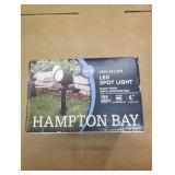 100 Lumen Black LED Outdoor Solar Metal Spotlight