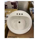 Bootz Laurel Enameled Steel Bathroom Sink
