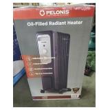 Pelonis 1,500-Watt Oil-Filled Radiant Electric Space Heater