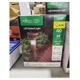 Feit OneSync Oil Rubbed Bronze Solar Powered 40 W LED Bollard Light