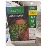 Feit OneSync Bronze Solar Powered 40 W LED Pathway Light