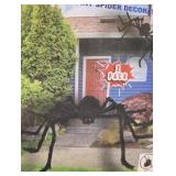 VKP Halloween Outdoor Decorations Hairy Black Spider