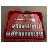 1/4 in. Drive SAE/Metric Ratchet and Socket Mechanics Tool Set