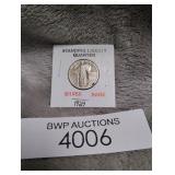 Standing Liberty Quarter, Silver