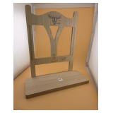 Wooden decorated shelf country