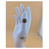 Green gem ring