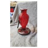 Perky-Pet Hummingbird 18 oz Glass Daisy Vase Vintage Nectar Feeder